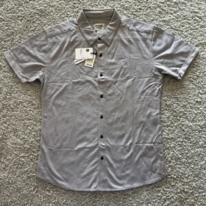 Men's YoungLA 418 SlimFit DressShirts AthleticFitted Button Up, XL, NWT , LightG